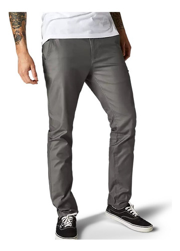 Pantalón Fox Essex Stretch Slim Gris