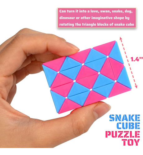 Juego De 70 Unidades Con Forma De Cubo De Serpiente Magic...