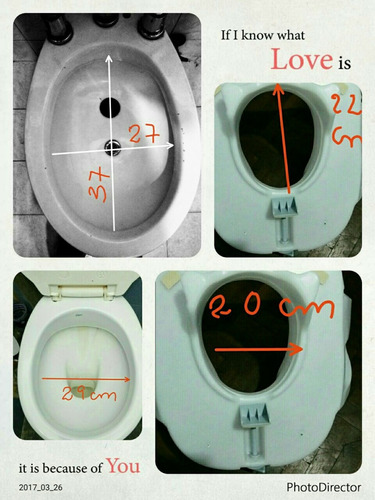 Suplemento De Inodoro Eleva Bidet23cmy30a40cmlargo