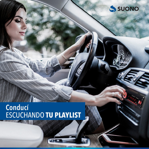 Imagen 2 de 9 de Autoestereo Usb C. Remoto Fm Bluetooth Desmontable Stereo