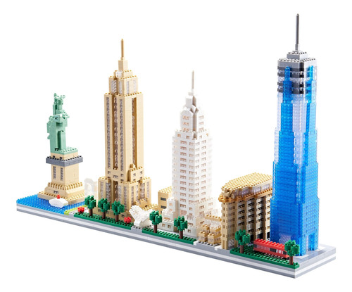 Architecture Skyline Collection Para Adultos Empire State Bu