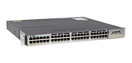 Imagem 2 de 2 de Switch Cisco Catalyst 3750x Poe+ 48 Portas Ws-c3750x-48pf-s