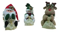 Comprar Santa, Reno Y Nieve Muñecos Adorno Navidad