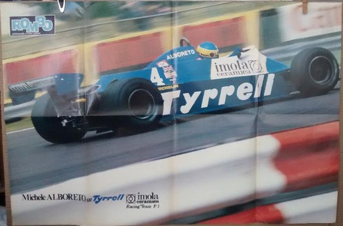 Michele Alboreto - Tyrrell - Poster