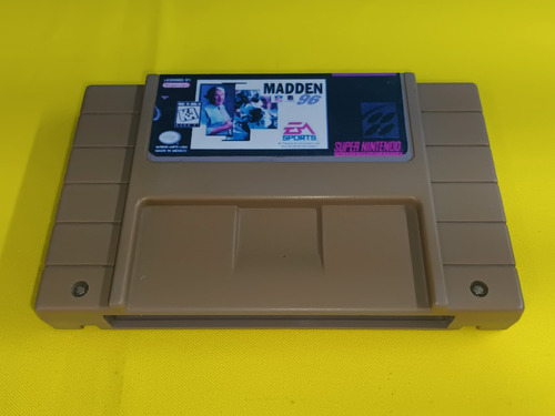 Madden 96 Snes Super Nintendo *portada Custom*