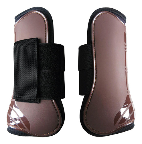 Botas Traseras Delanteras De Caballo Protección Marrón Xl