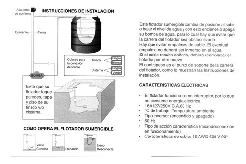Electronivel Aquaflot De 3mts