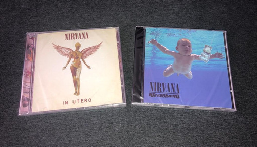 Nirvana Lote X 2 Cd Nevermind In Utero Nuevos 