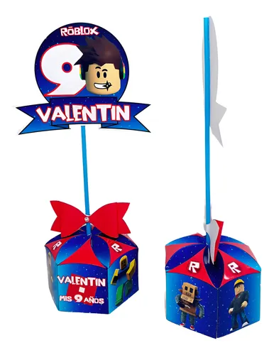 5 Centros De Mesa Cumpleaños Roblox