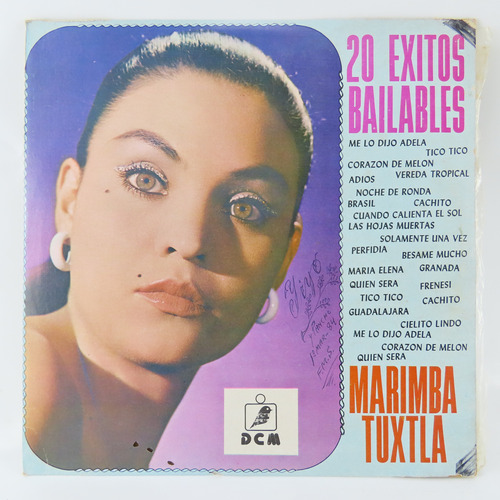 D3546 Marimba Tuxtla -- 20 Exitos Bailables Lp