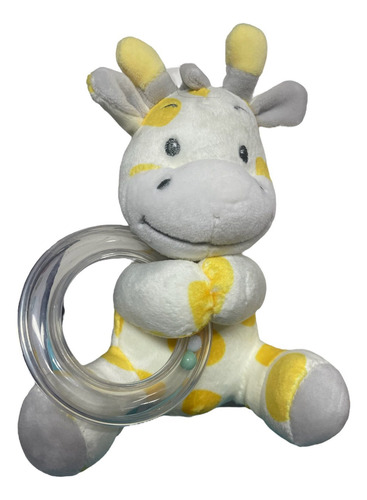 Sonajero De Plush Jirafa Con Aro  (cl023)