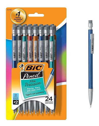 Lápiz Mecánico Bic Xtra-precision, Punto Fino