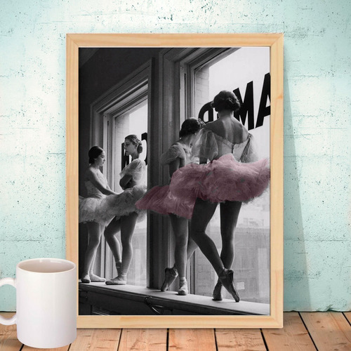 Ballet Arte Cuadro Nordico Marco Box Varios Modelos