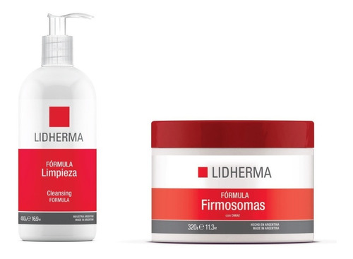 X2 Emulsión De Limpieza + Crema Firmosomas Flacidez Lidherma