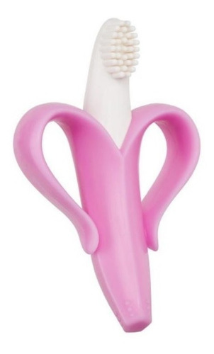 Imagen 2 de 4 de Cepillo Dental Para Bebé Aseo Banana Plátano Pediátrico