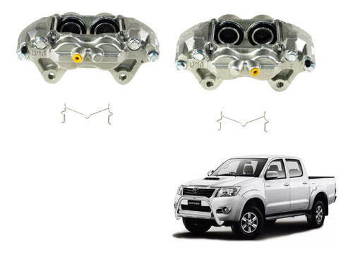 Par De Pinça De Freio Dianteiro Toyota Hilux 2009