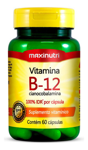 Vitamina B12 100% Idr 60cps Maxinutri