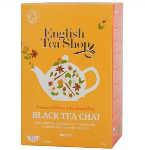 Té Negro Chai Orgánico English Tea Shop