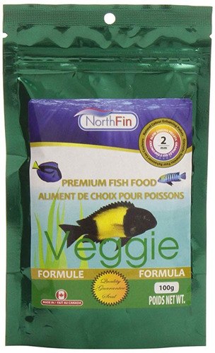Northfin Comida Vegetariana Fórmula 2 Mm De Pellets De 100 G