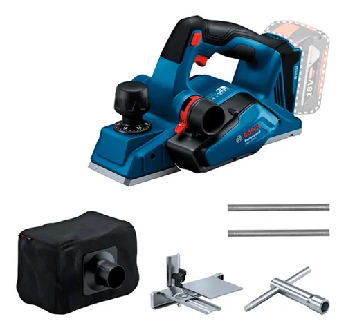 Cepillo 18v 82 Mm Bosch Gho 185-li Brushless Sin Batería Color Azul Marino