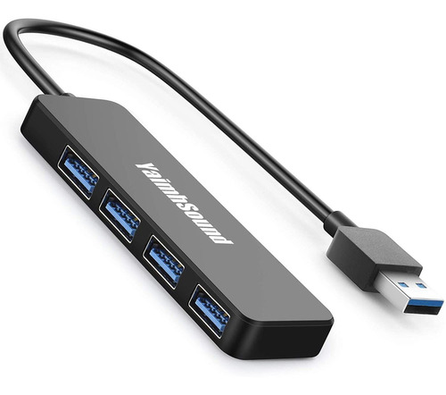 Concentrador Usb De 4 Puertos 3.0 Tsound Divisor Usb Laptop