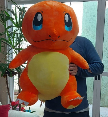 Charmander Pelúcia Pokémon Gigante 85cm Pronta Entrega