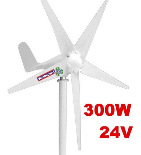 Aerogenerador Eolica Escuelas, Mxany-002, 300 W, 24v, Viento