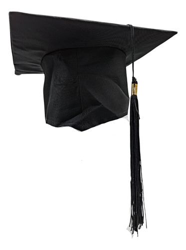 Birrete Sombrero De Graduación Borla Color Negro 1 Pieza