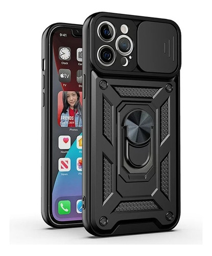 Case Reforzado Armor Protector Para iPhone - Funda Estuche