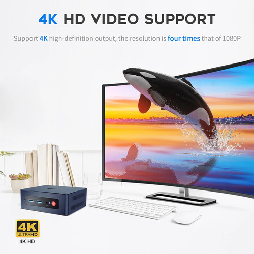 Mini Pc Beelink Mini S 8gb 256gb Win 11 Intel Celeron N5095