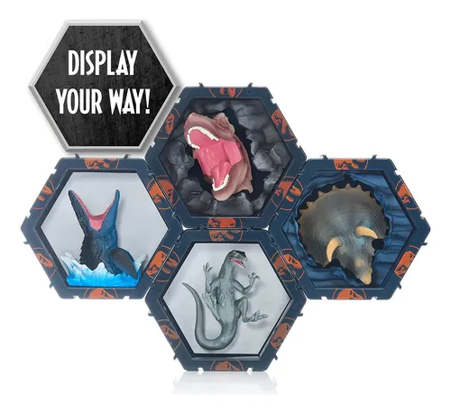 Figura Iluminada Con Sonidos Del Rugido Del Velociraptor Azu
