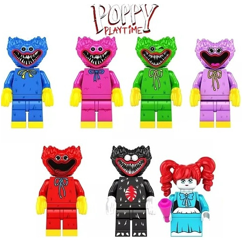 Set Poppy Playtime Huggy Wuggy Missy Kissy Juguetes Armables