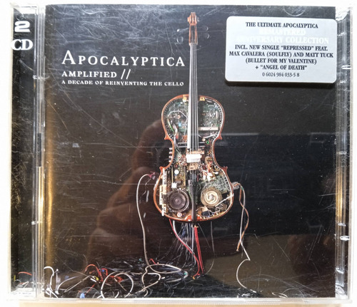 Cd Apocalyptica Amplified Reinventing Cello Doble 2006