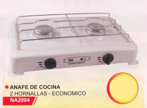 Anafe De Cocina 2 Hornallas Power Na2004