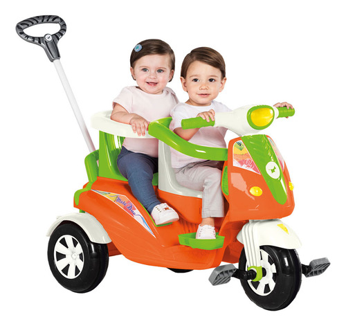 Moto Duo Infantil De Passeio Ou Pedal C/2 Lugares - Calesita