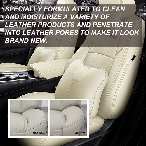 R Leather 7008, Crema Acondicionadora, Para Sofá, Asiento De