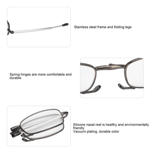 Gafas De Lectura De Luz Azul Lentes De Lectura Compactos De