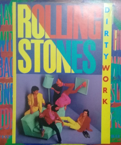 Lp Vinil (nm) The Rolling Stones Dirty Work 1a. Ed. Br 1986
