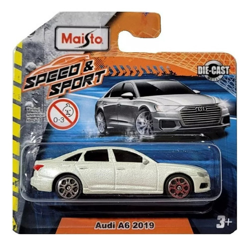 Auto Audi A6 Esc 1:64 Metal Maisto Coleccion Original 