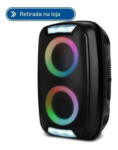 Caixa De Som Bluetooth 250w 4 Pol Neon 2 Multilaser Sp400