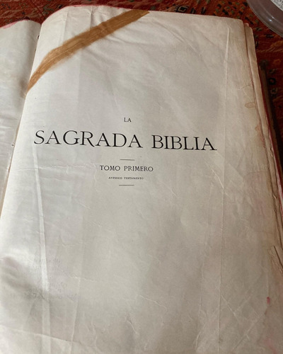 Biblia Familiar Antigua Pasta Dura