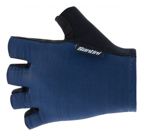 Guantes Cortos Bici Santini Cubo Azul