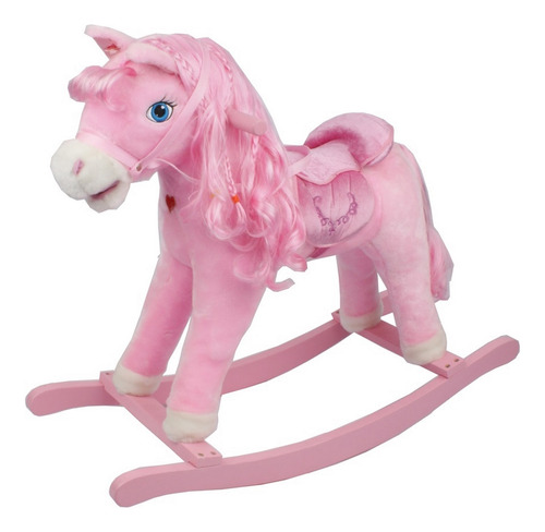 Caballo Mecedor Rosa/vio-movimiento/sonido Ploppy.3 370654