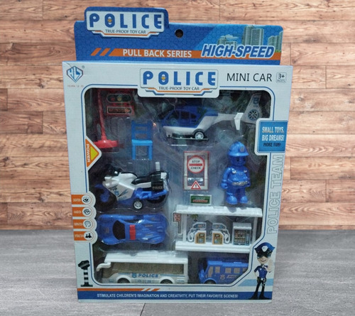 Set Mini Car Full Policial