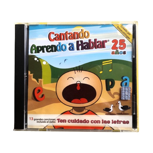 Cd   Para  Niños    Cantando  Aprendo A Hablar  25 Años