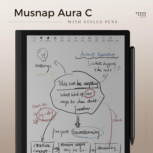 Tablet Musnap Aura C De 8 Gb+128 Gb Con Lápiz Óptico, Tablet