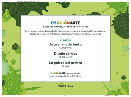 Emocionarte Educacion Plastica, Creatividad Y Emociones 2 Primaria, De Vários Autores. Editorial Santillana Educación, S.l., Tapa Blanda En Español