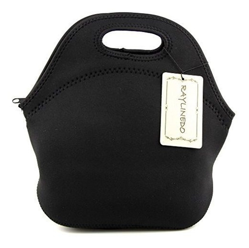 Raylinedo Precioso Neopreno Resuable Picnic Bolsa De Asas De