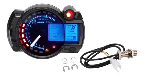 Cuentakilometros Digital Universal Lcd Impermeable Para Moto