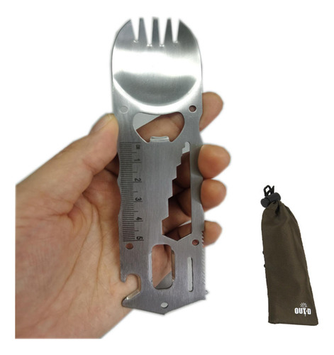 2 De Cuchara Y Tenedor Para Acampar, Multifuncional, Para